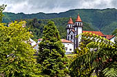 Azzorre - Isola Sao Miguel. Igreja Nossa Senhora da Alegria di Furnas.